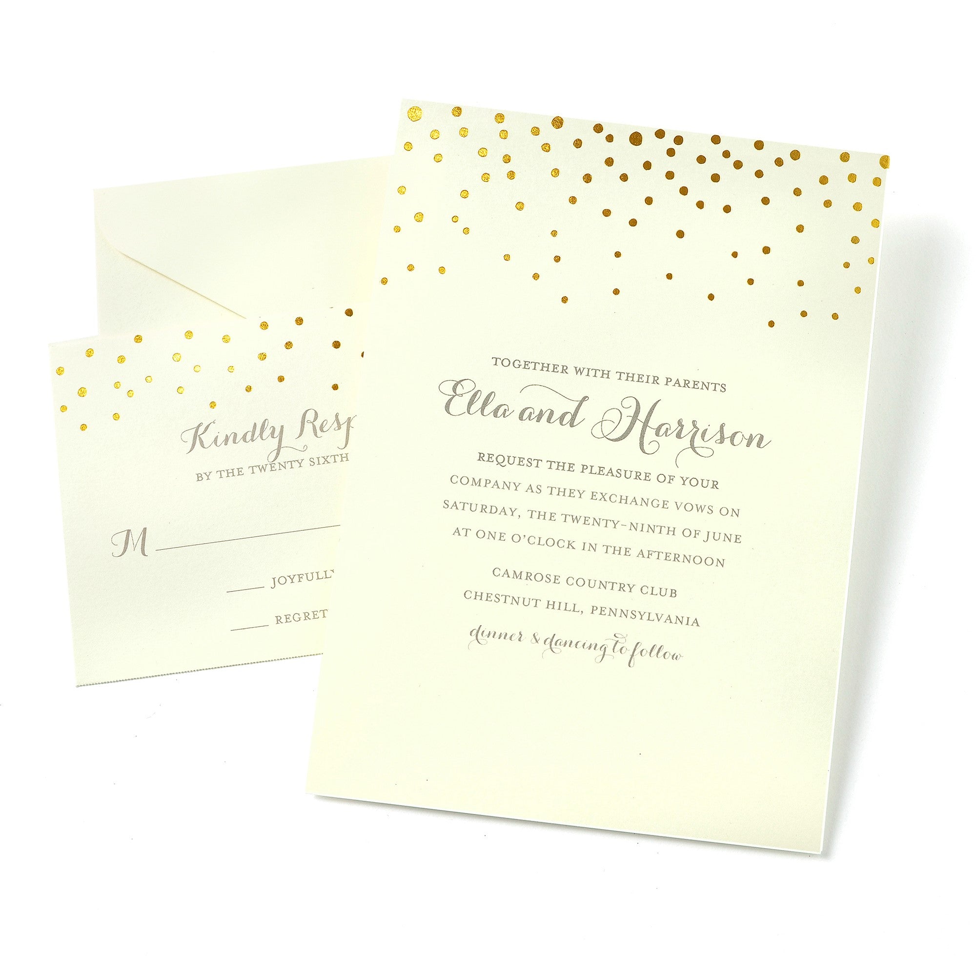 Dot Invitations, 50 Piece